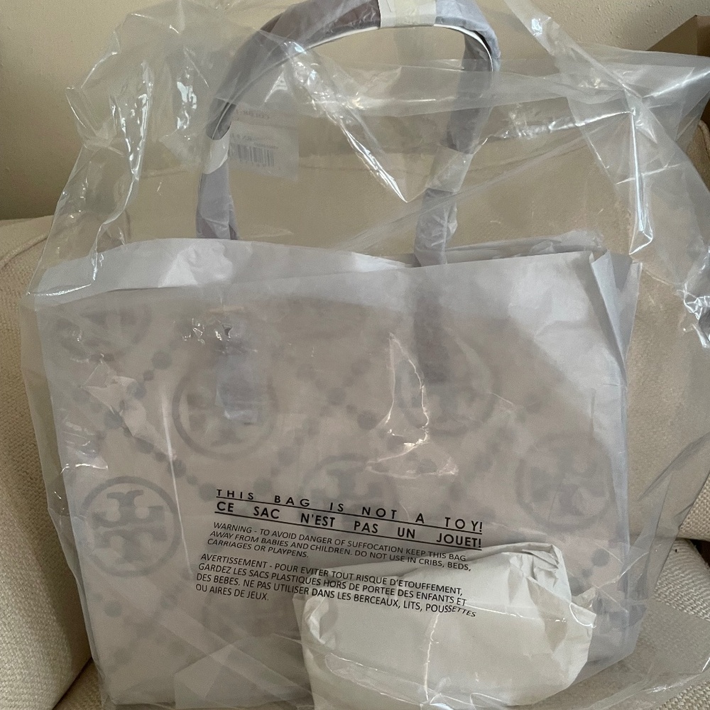 Tory Burch T Monogram Contrast Embossed